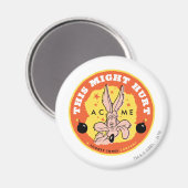 WILE E. COYOTE™ Acme – 痛む可能性あり マグネット (正面/裏面)