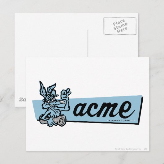 WILE E. COYOTE™ Acme 4 ポストカード (正面/裏面)