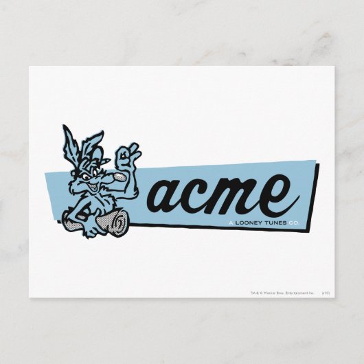 WILE E. COYOTE™ Acme 4 ポストカード (正面)