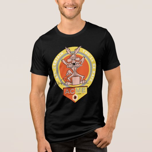WILE E. COYOTE™ Acme - 68%安心 トライブレンドTシャツ (正面)
