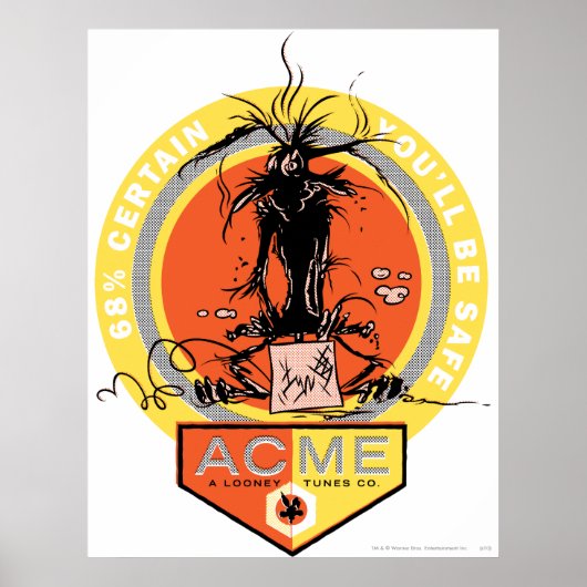 Wile E Coyote Acme - 68%安心 ポスター (正面)