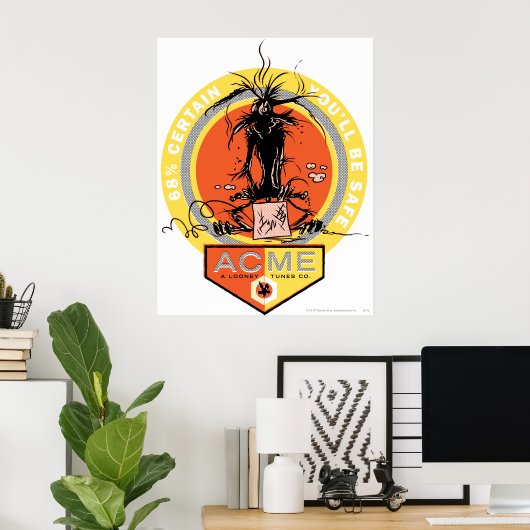 Wile E Coyote Acme - 68%安心 ポスター (ホームオフィス)