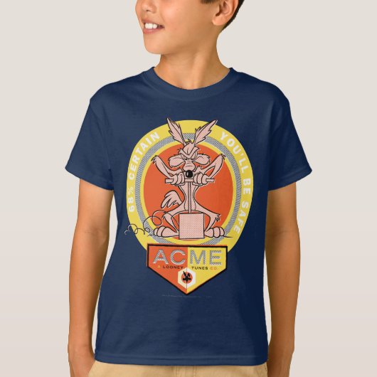 WILE E. COYOTE™ Acme - 68%安心 Tシャツ (正面)
