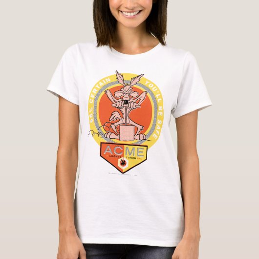 WILE E. COYOTE™ Acme - 68%安心 Tシャツ (正面)