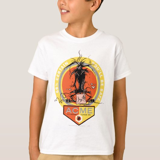 WILE E. COYOTE™ Acme - 68%安心 Tシャツ (正面)