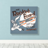 WILE E. COYOTE™ ACME Rocket Board キャンバスプリント (インサイチュ (ウッドフロア))