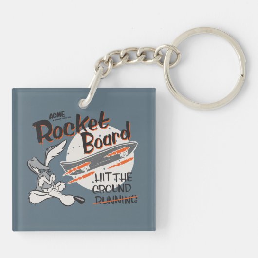 WILE E. COYOTE™ ACME Rocket Board キーホルダー (裏面)