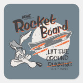 WILE E. COYOTE™ ACME Rocket Board スクエアシール (正面)