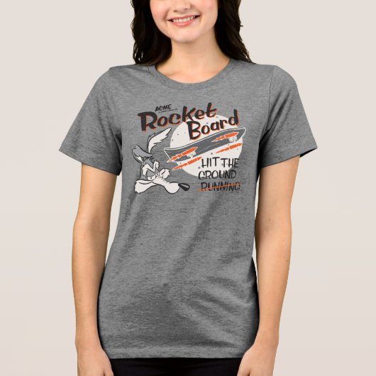 WILE E. COYOTE™ ACME Rocket Board トライブレンドＴシャツ (正面)