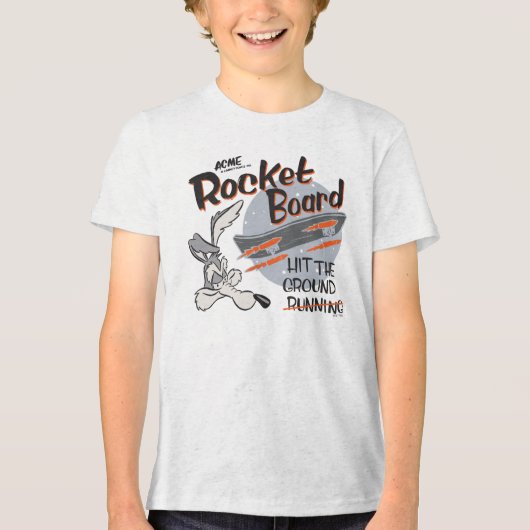WILE E. COYOTE™ ACME Rocket Board トライブレンドＴシャツ (正面)