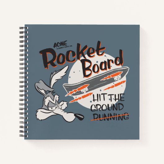 WILE E. COYOTE™ ACME Rocket Board ノートブック (正面)