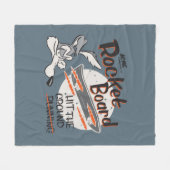 WILE E. COYOTE™ ACME Rocket Board フリースブランケット (正面(横))