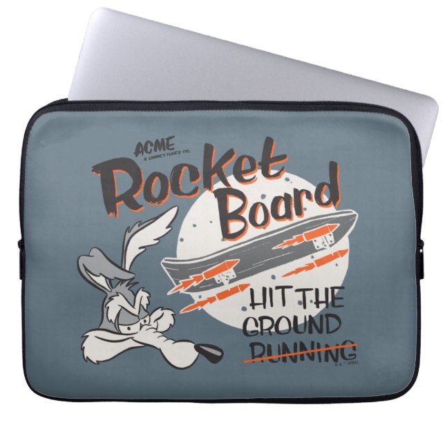 WILE E. COYOTE™ ACME Rocket Board ラップトップスリーブ (正面)