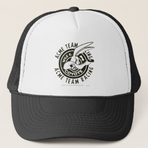 Wile E. Coyote Acme Team Racing B/W キャップ