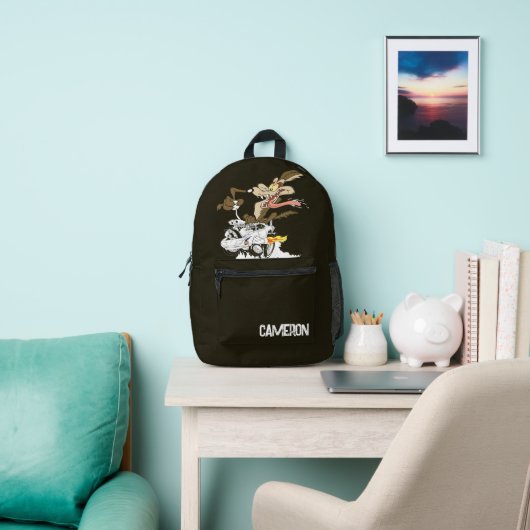 WILE E. COYOTE™ Crazy Driver プリントバックパック (インサイチュ)