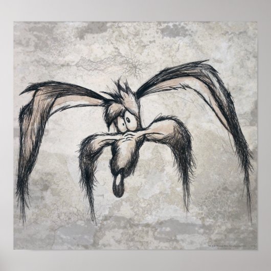 WILE E. COYOTE™ Down on his Luck ポスター (正面)