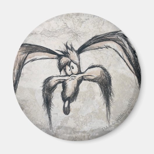 WILE E. COYOTE™ Down on his Luck マグネット (正面)