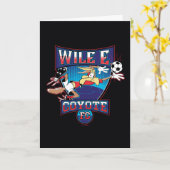 WILE E. COYOTE™ Football Club Badge カード (黄色い花)