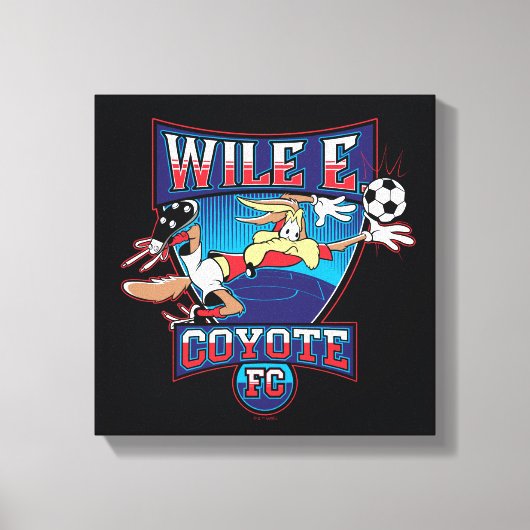 WILE E. COYOTE™ Football Club Badge キャンバスプリント (正面)
