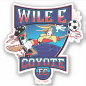 WILE E. COYOTE™ Football Club Badge シール (正面)