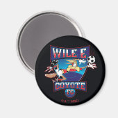 WILE E. COYOTE™ Football Club Badge マグネット (正面/裏面)