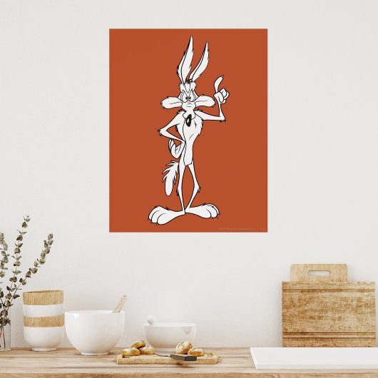 Wile E. Coyote Making A Point ポスター (キッチン)