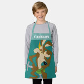 WILE E. COYOTE™ Planning エプロン (着用した状態)