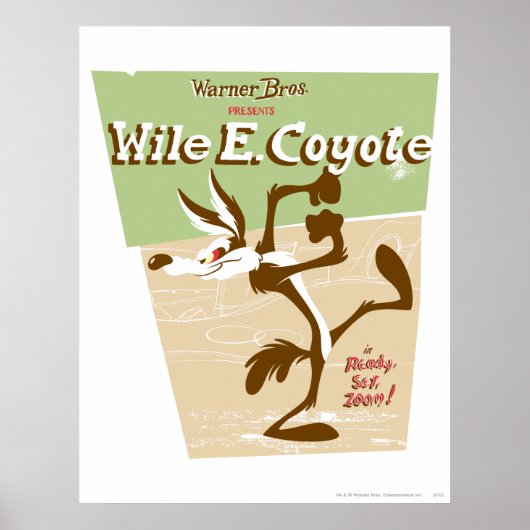 WILE E. COYOTE™ Ready, Set, Zoom! ポスター (正面)
