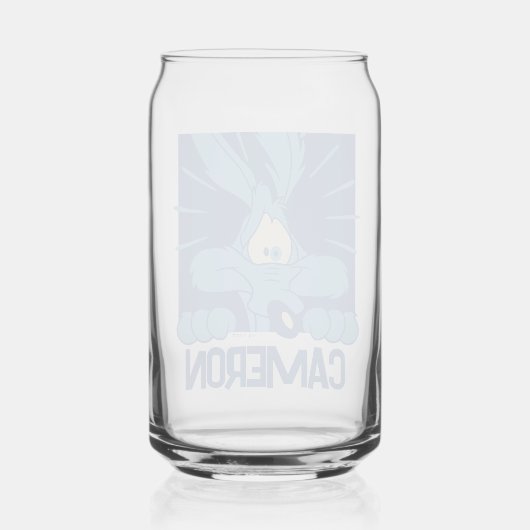 WILE E. COYOTE™ Shocked Expression ガラス缶 (裏面)