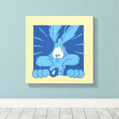 WILE E. COYOTE™ Shocked Expression キャンバスプリント (インサイチュ (ウッドフロア))