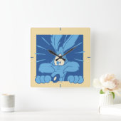 WILE E. COYOTE™ Shocked Expression スクエア壁時計 (ホーム)