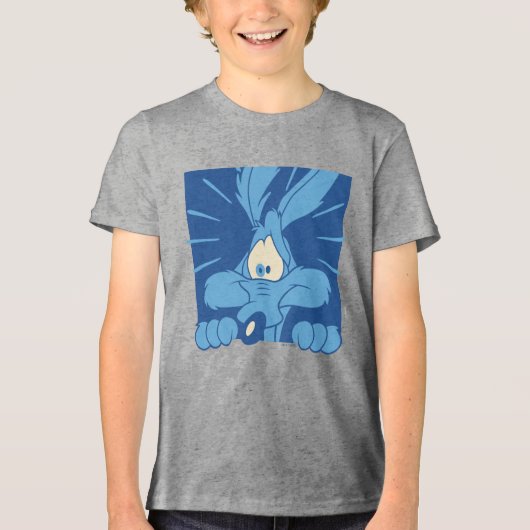WILE E. COYOTE™ Shocked Expression トライブレンドTシャツ (正面)