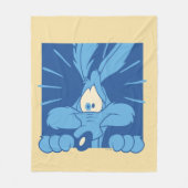 WILE E. COYOTE™ Shocked Expression フリースブランケット (正面)