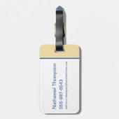 WILE E. COYOTE™ Shocked Expression ラゲッジタグ (裏面縦)