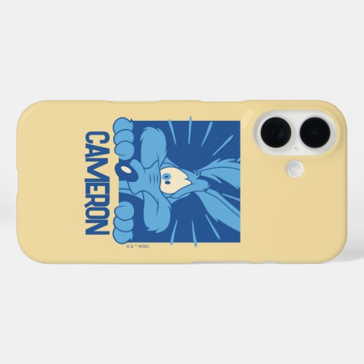 WILE E. COYOTE™ Shocked Expression Case-Mate iPhoneケース (裏面 (横))