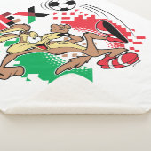WILE E. COYOTE™ Team Mexico Soccer Graphic シェルパブランケット (3/4)