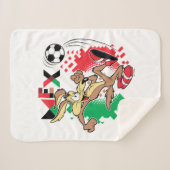 WILE E. COYOTE™ Team Mexico Soccer Graphic シェルパブランケット (正面(横))
