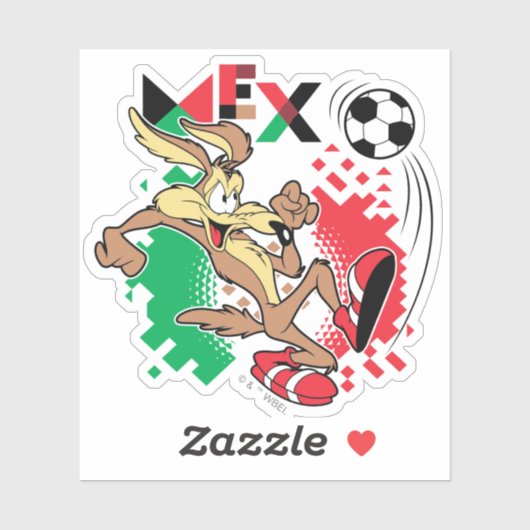 WILE E. COYOTE™ Team Mexico Soccer Graphic シール (シート)