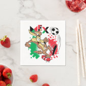 WILE E. COYOTE™ Team Mexico Soccer Graphic スタンダードカクテルナプキン (インサイチュ)