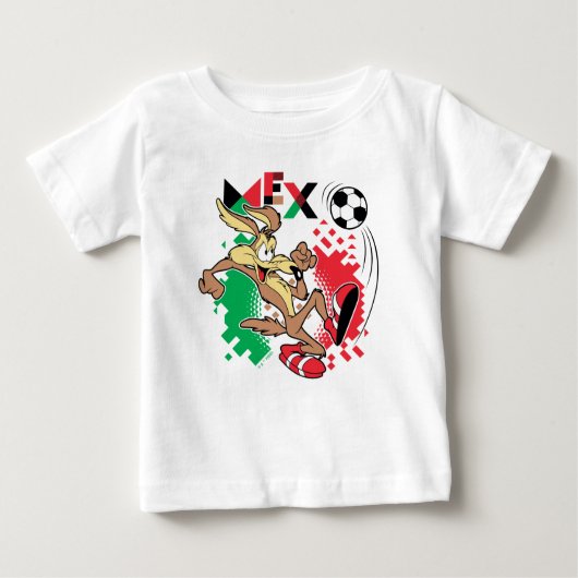 WILE E. COYOTE™ Team Mexico Soccer Graphic ベビーTシャツ (正面)