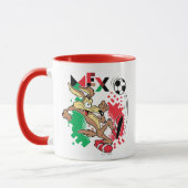 WILE E. COYOTE™ Team Mexico Soccer Graphic マグカップ (左)