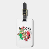 WILE E. COYOTE™ Team Mexico Soccer Graphic ラゲッジタグ (正面縦)
