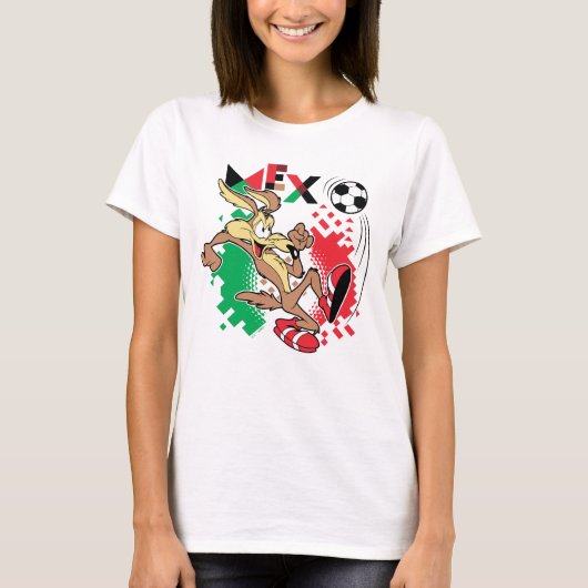 WILE E. COYOTE™ Team Mexico Soccer Graphic Tシャツ (正面)