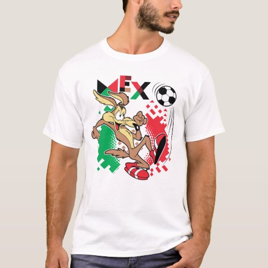 WILE E. COYOTE™ Team Mexico Soccer Graphic Tシャツ (正面)