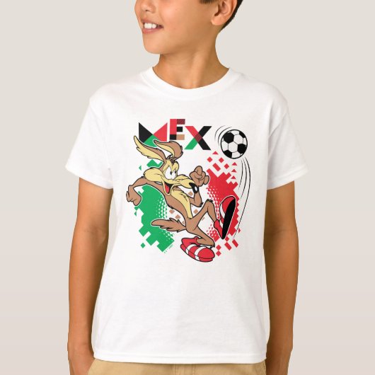 WILE E. COYOTE™ Team Mexico Soccer Graphic Tシャツ (正面)
