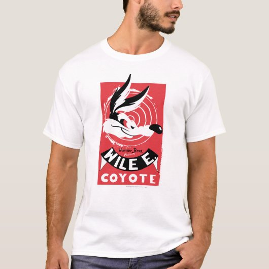 WILE E. COYOTE™ Warner Bros.プレゼントポスター Tシャツ (正面)