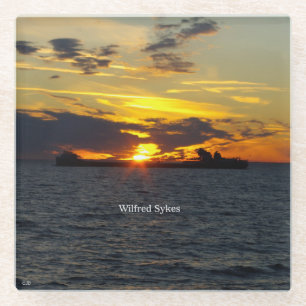Wilfred Sykesサンセットガラスコースター ガラスコースター