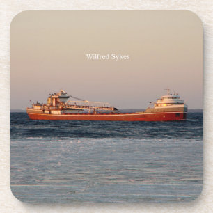 Wilfred Sykesセットの6つの懸命プラスチックのコースター コースター