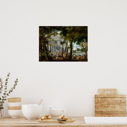 Wilhelm Schubert van Ehrenberg Carl Borromäus ポスター (キッチン)