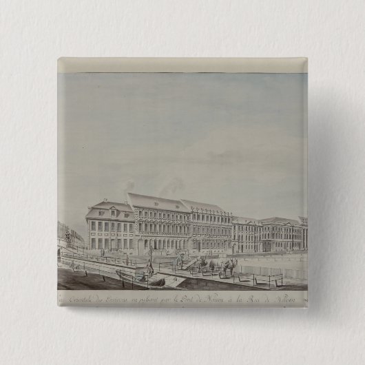 Wilhelmsplatz、c.1773の西の面 缶バッジ (正面)